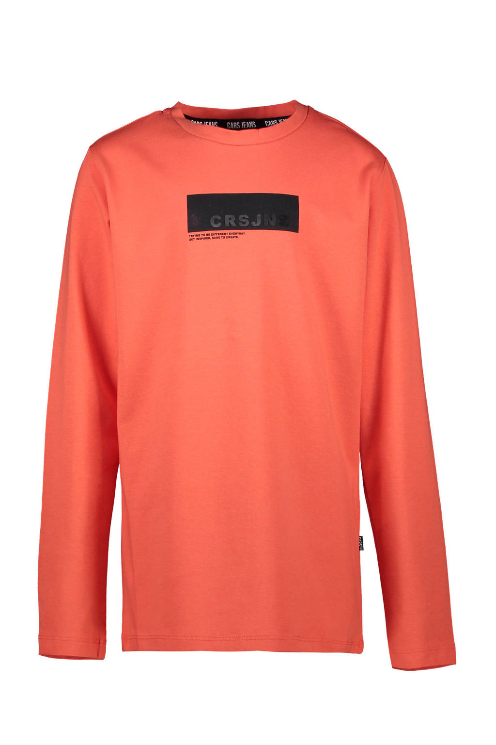 Cars longsleeve Johnes met logo oranje, Oranje