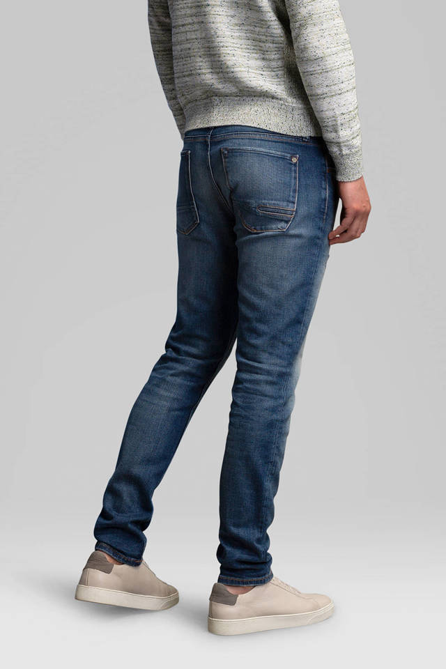 Cast Iron slim fit jeans Riser vintage mid blue repair | wehkamp