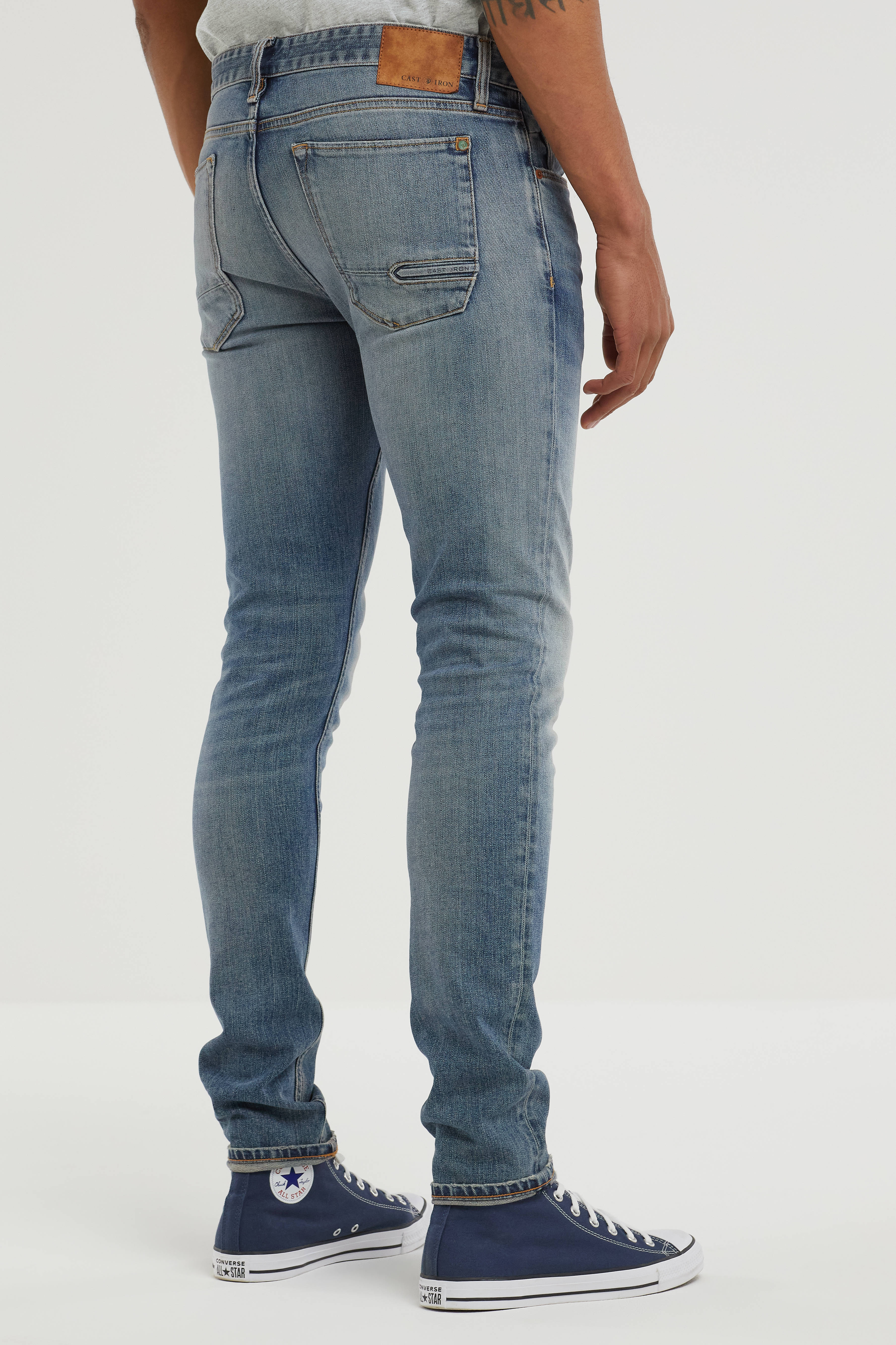 Cast Iron Regular Fit Jeans Blauw Heren online kopen