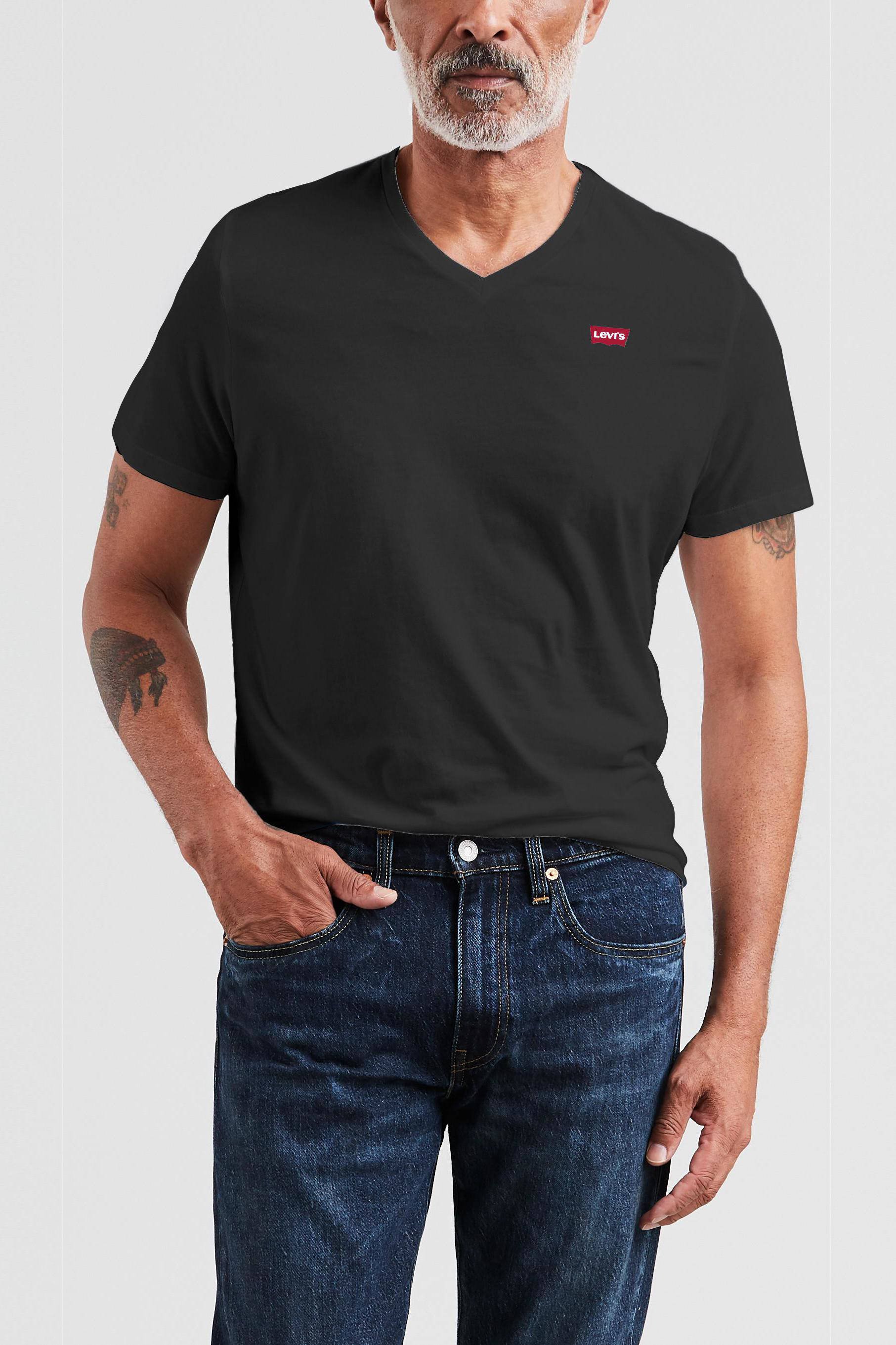 Zwart levi's online shirt