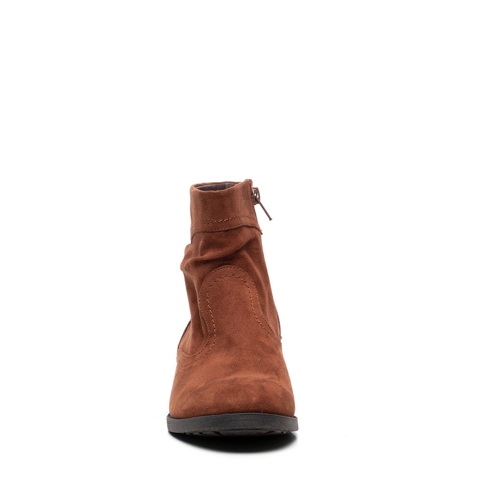 Scapino Blue Box enkellaarzen cognac | wehkamp Blue Box dames laarzen online bestellen | Scapino