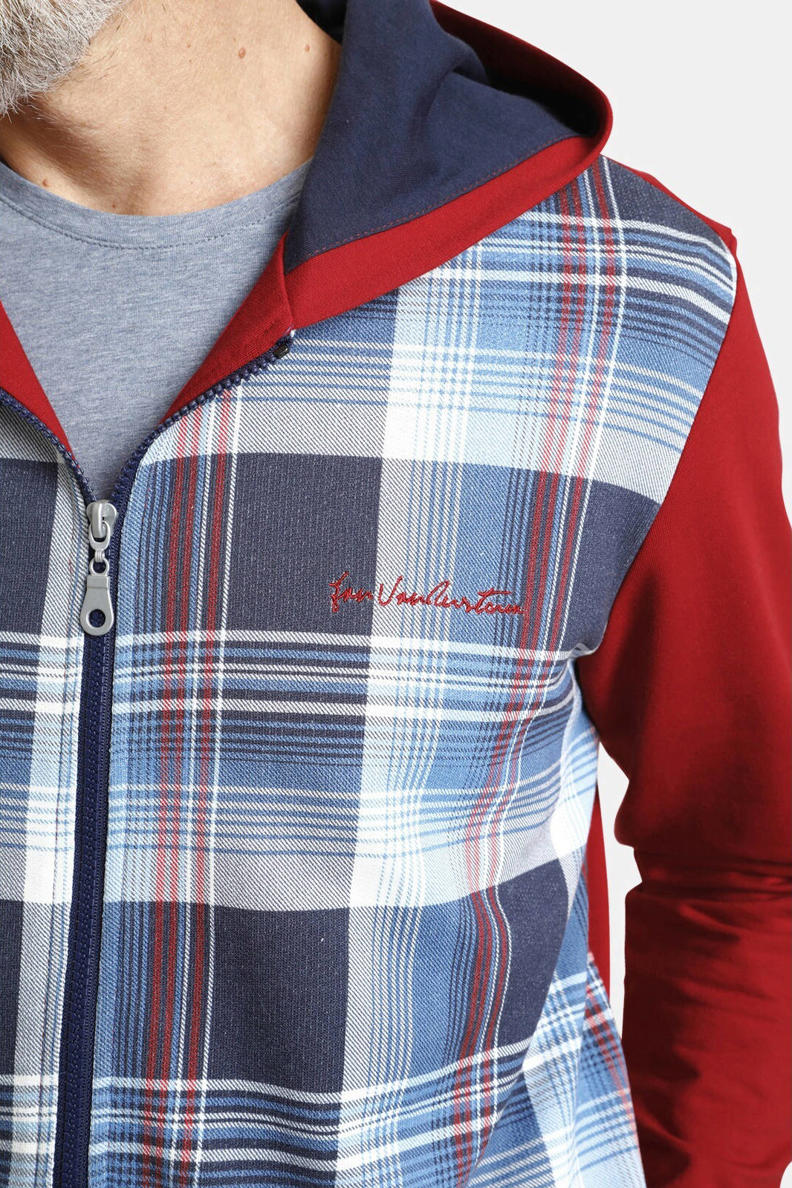 NIK&NIK geruite tussenjas Tartan rood/zwart