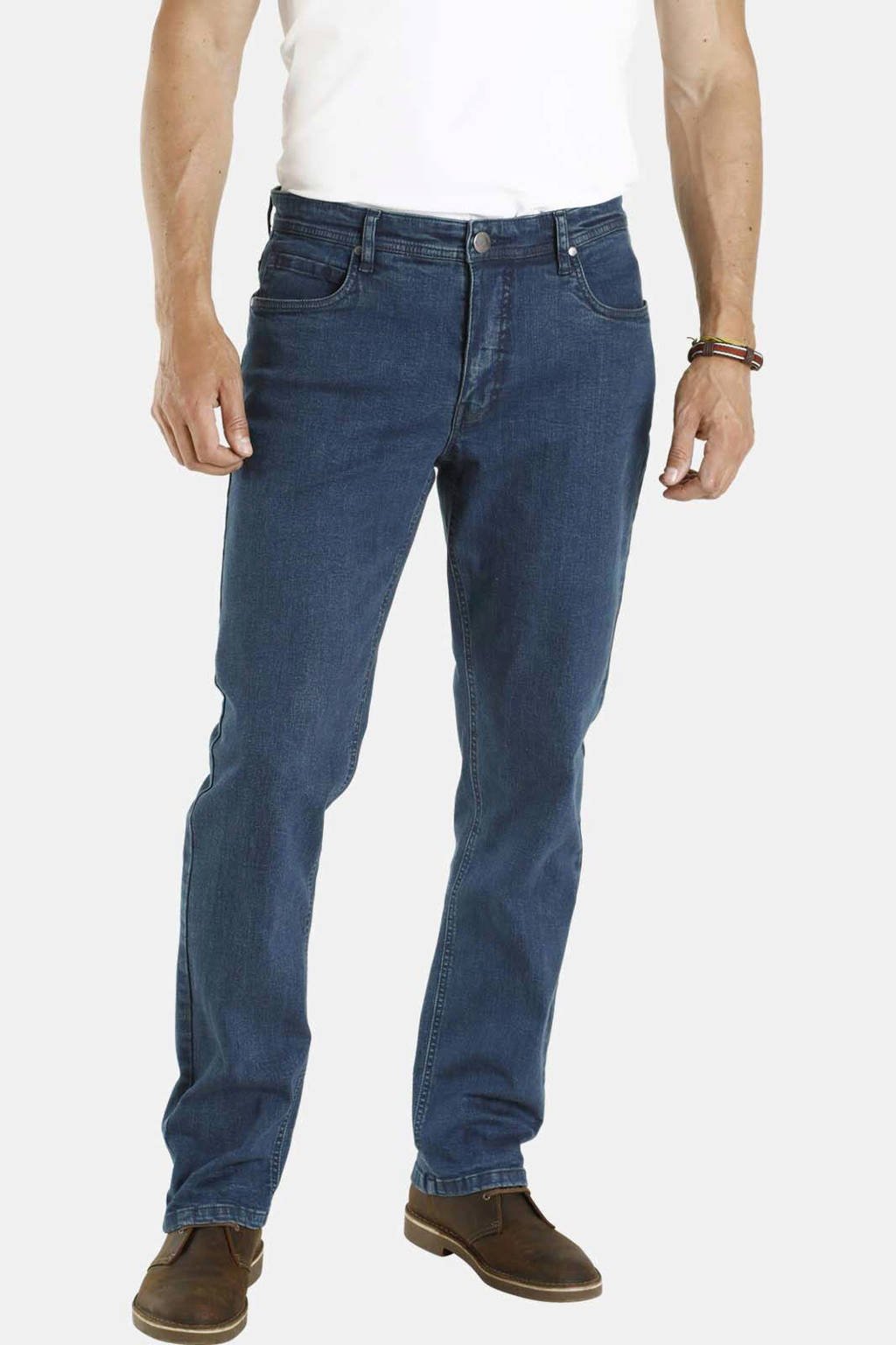 Jan Vanderstorm loose fit jeans Plus Size ALMIN dark denim, Dark denim