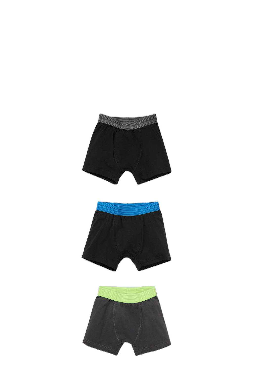 C&A Here & There boxershort - set van 3 zwart, Zwart