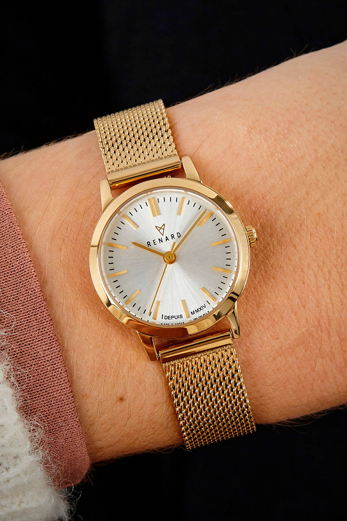 Renard Elite 25.5 horloge RA261YG16MSYG goud | wehkamp