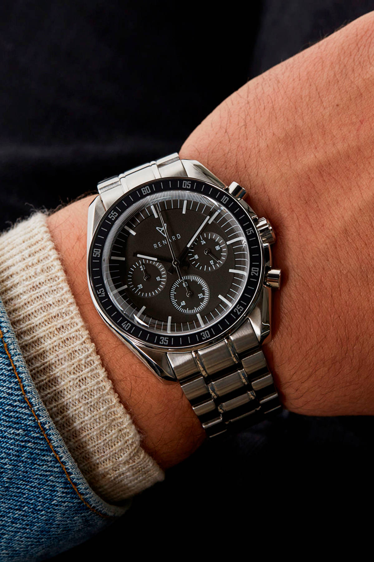 Renard horloge Sportif RD661SS97SS1 zilver/zwart | wehkamp