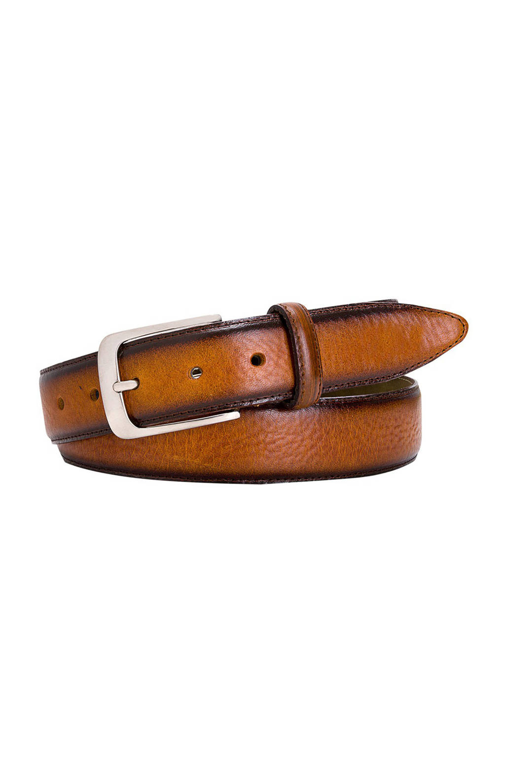 Profuomo leren riem cognac, Cognac