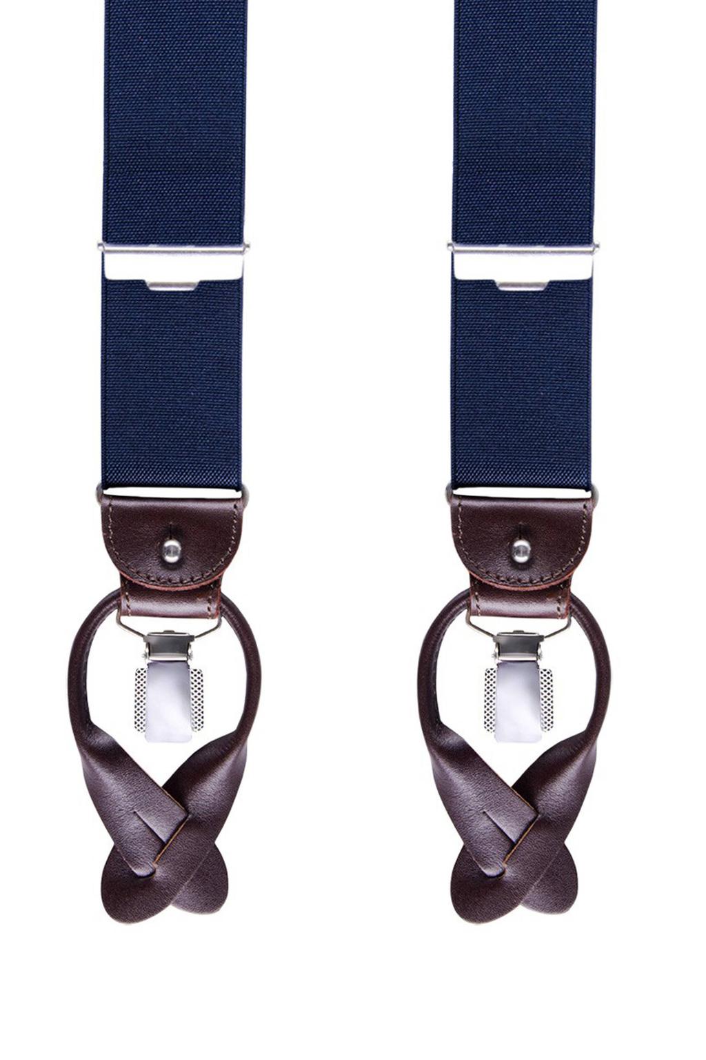 Profuomo bretels donkerblauw