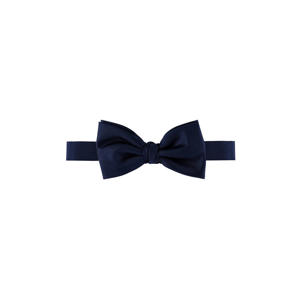 zijden vlinderdas donkerblauw