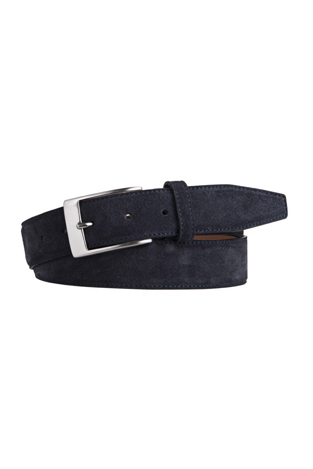 Profuomo suède riem zwart, Zwart