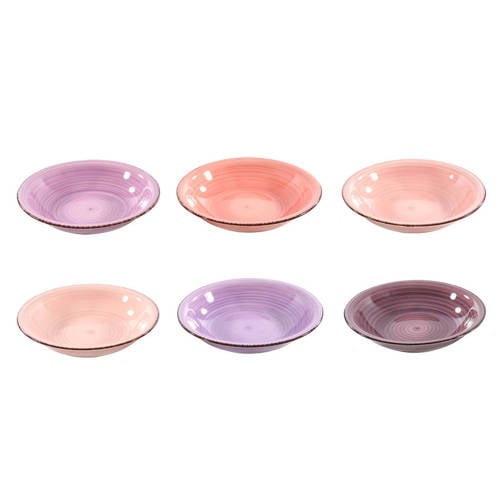 Studio Tavola Studio Tavola Diepe Borden Mykonos ø 21 cm - 6 Stuks afbeelding