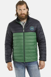 Jan Vanderstorm jas Plus Size TIVADAR groen/donkerblauw