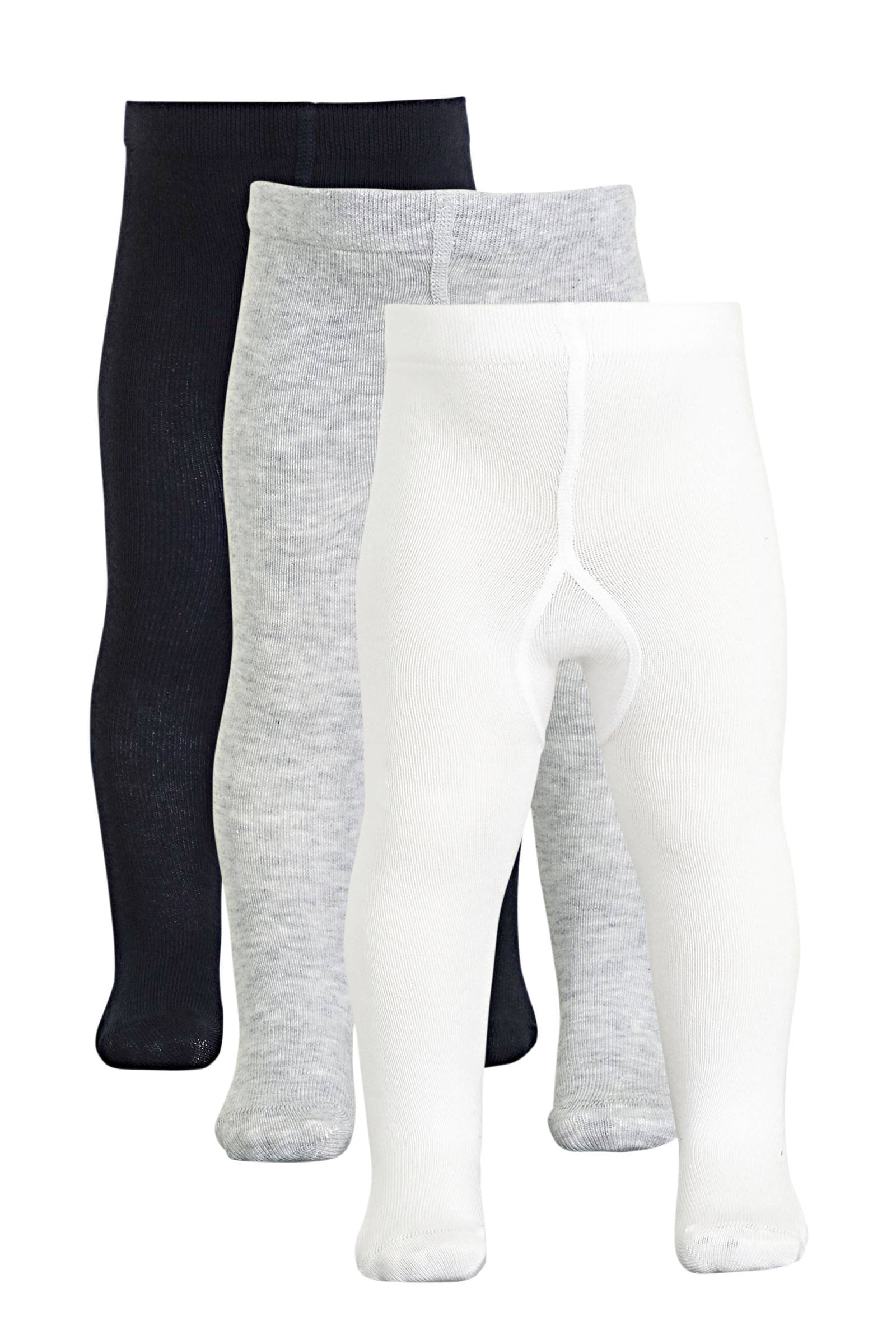 NAME IT BABY maillot set van 3 wit/grijs/donkerblauw online kopen
