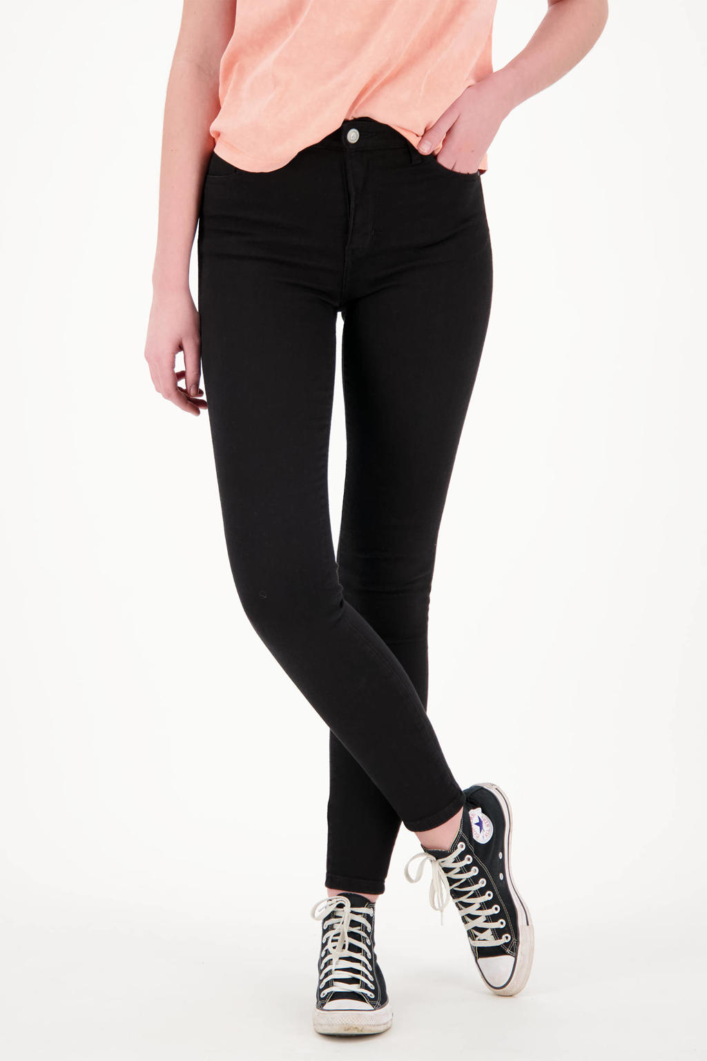 Raizzed high waist super skinny jeans Blossom black