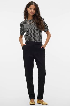 slim fit pantalon VMMAYA zwart