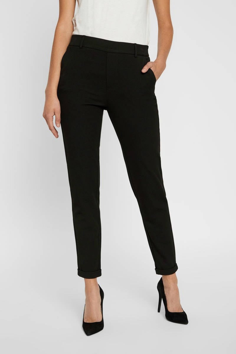 Vero Moda Stretch broek zwart casual uitstraling Mode Broeken Stretch broeken 