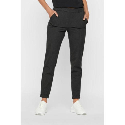 VERO MODA slim fit pantalon VMMAYA donkergrijs afbeelding