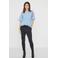 VERO MODA tapered fit broek Eva donkerblauw