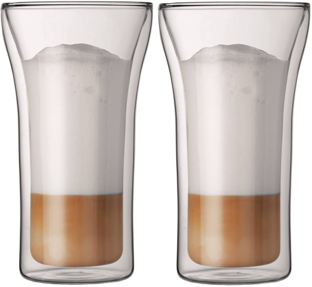 Bodum Assam dubbelwandige glazen (40 cl)), Transparant