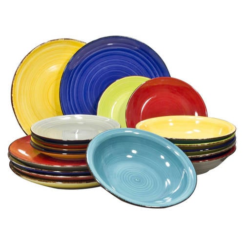 Wehkamp Studio Tavola Studio Tavola Serviesset Malaga 18-Delig aanbieding