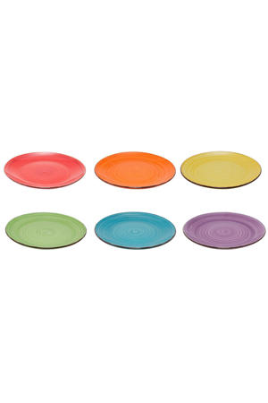 Studio Tavola Dinerborden Sunny Summer ø 26.5 cm - 6 Stuks