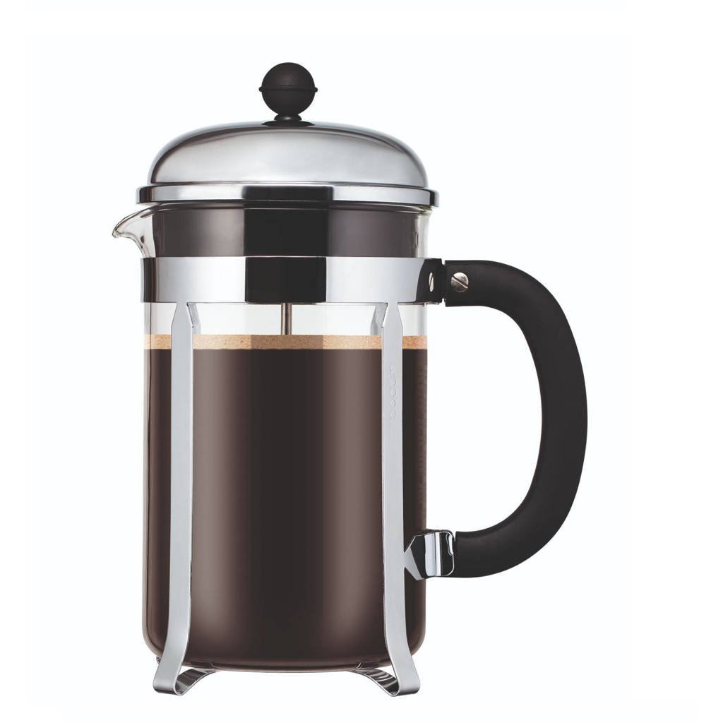 Bodum cafetière Chambord RVS (1 liter), Zilverkleurig