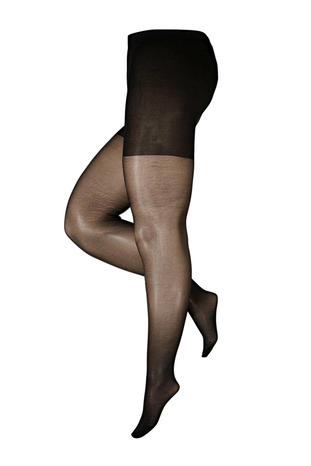 Pamela Mann Plus Size panty Luxury 30 denier zwart