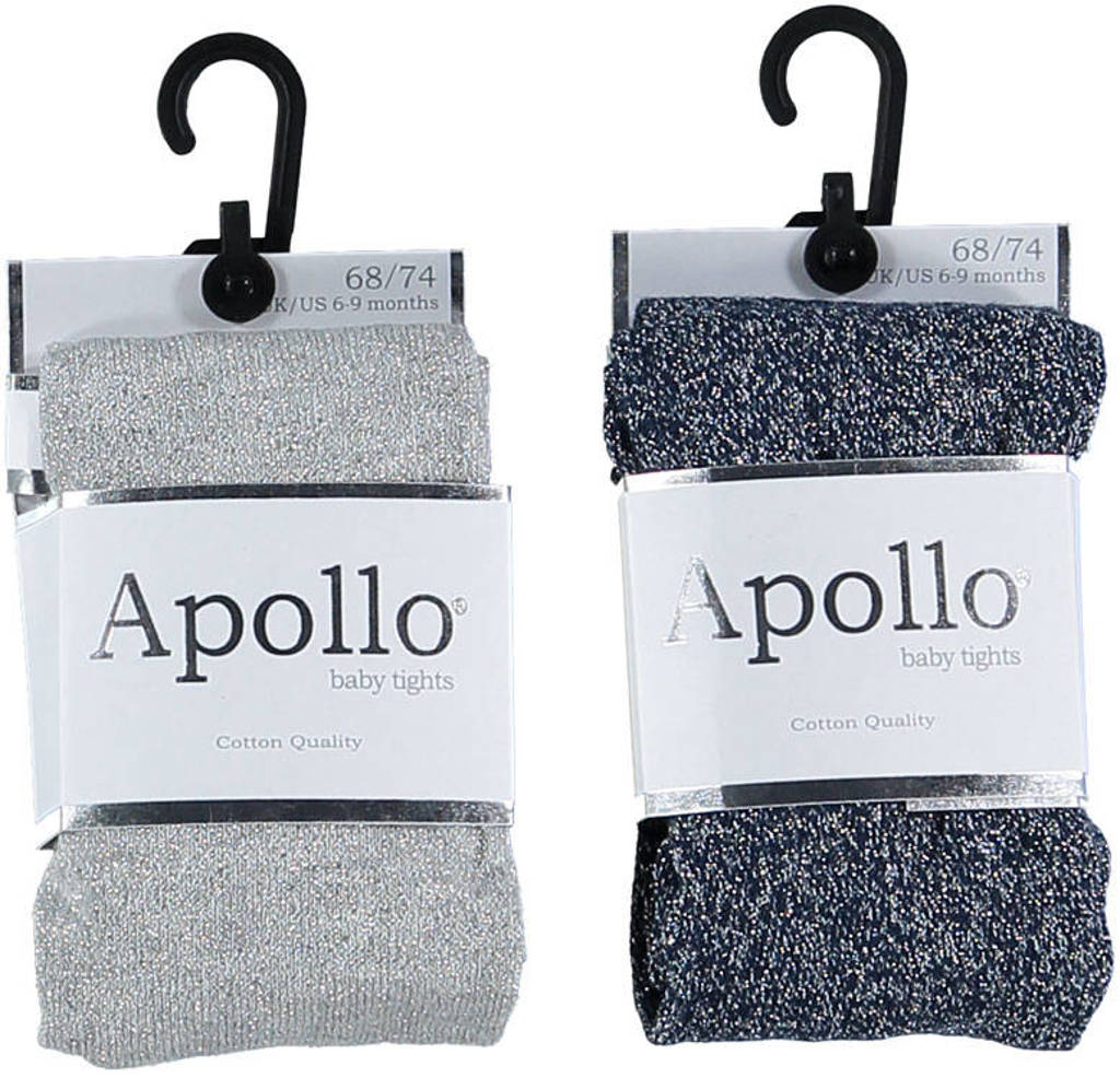 Populair merk Nadenkend Apollo maillot - set van 2 glitter grijs/blauw melee | wehkamp