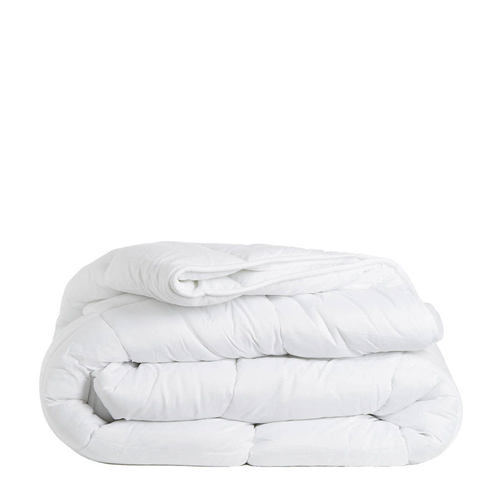 W synthetisch Micro supersoft dekbed enkel, Wit