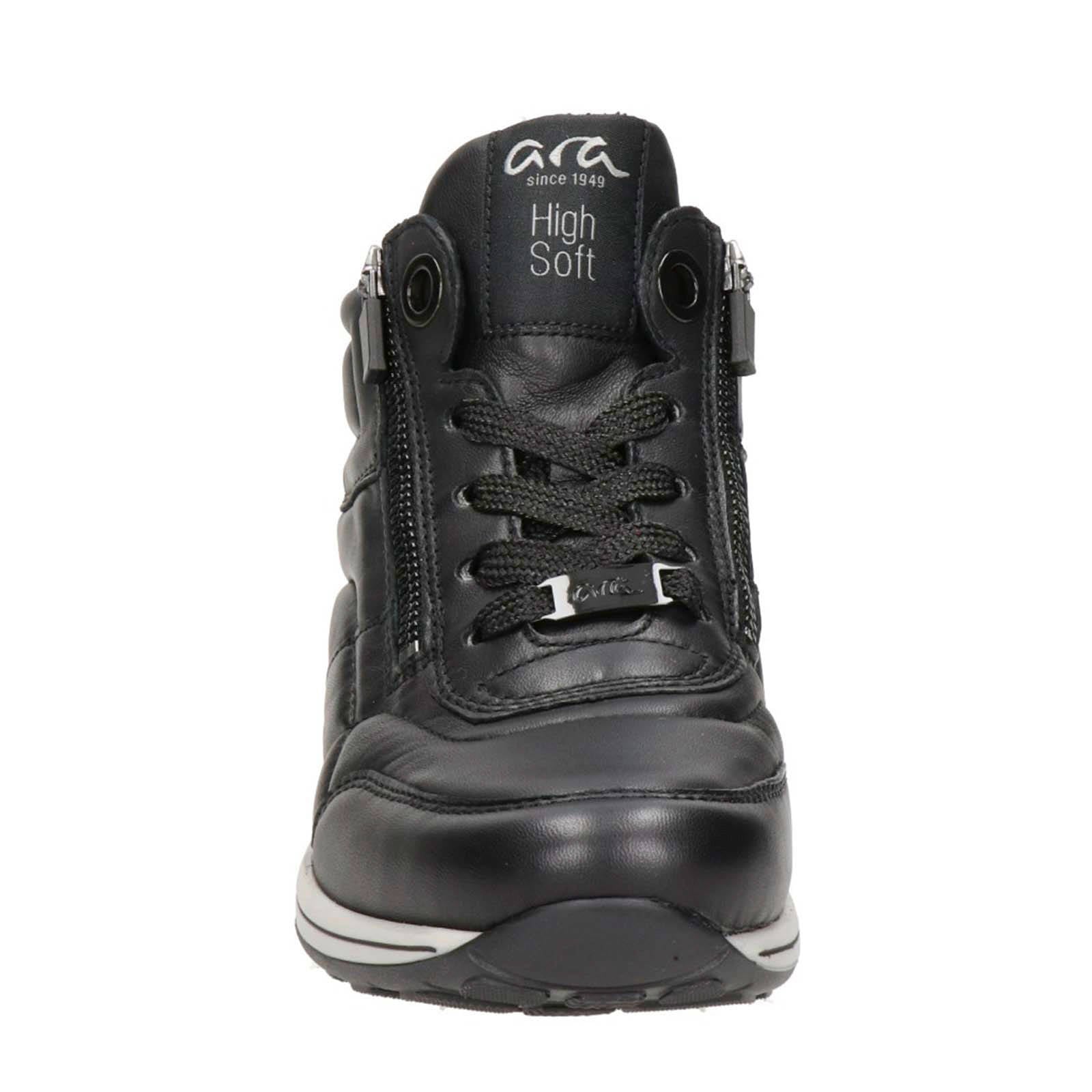 Ara Osaka High Soft leren veterschoenen zwart | wehkamp