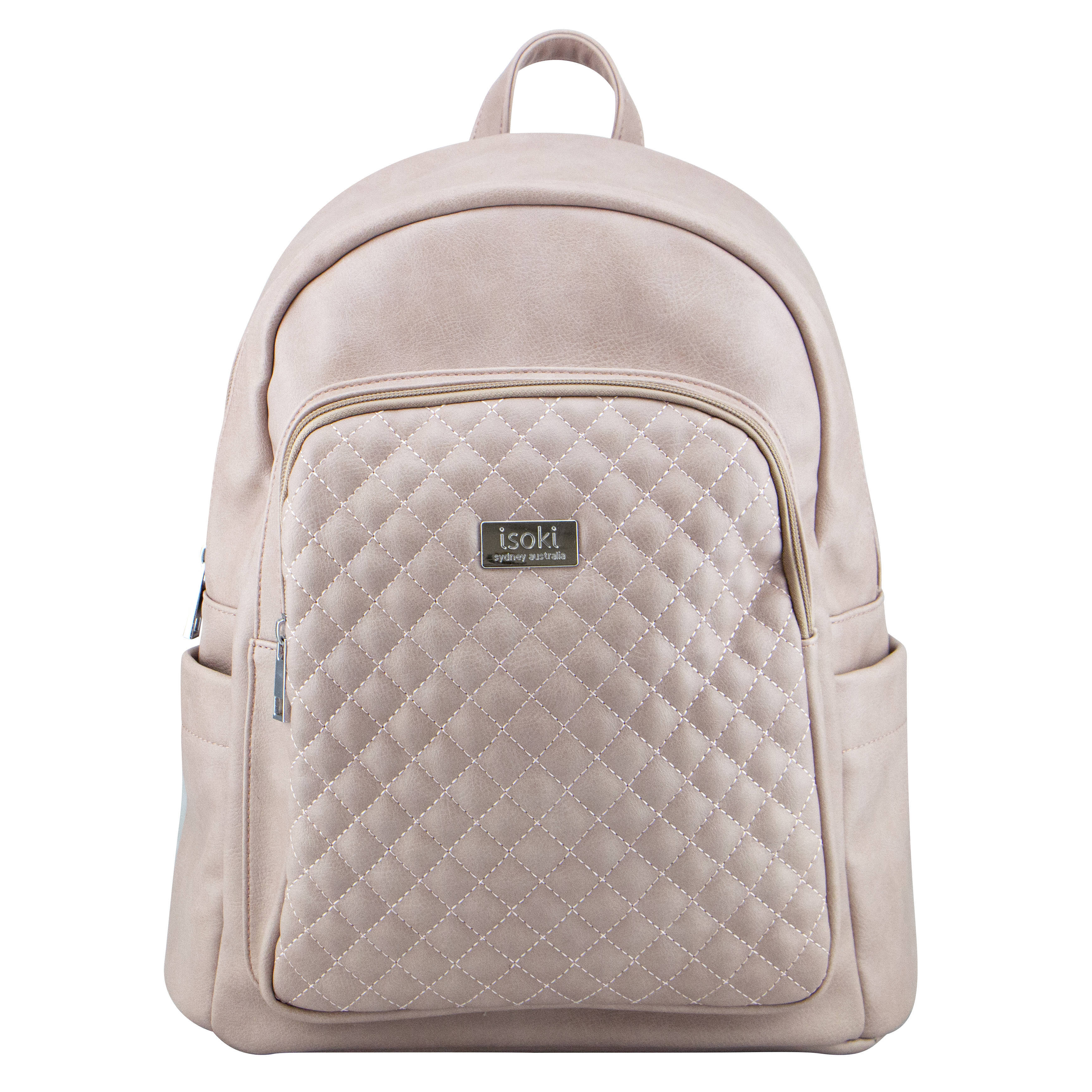 Isoki luiertas Marlo Backpack lichtbeige
