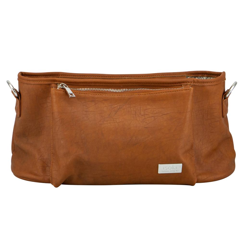 Isoki luiertas Tully strollerbag bruin