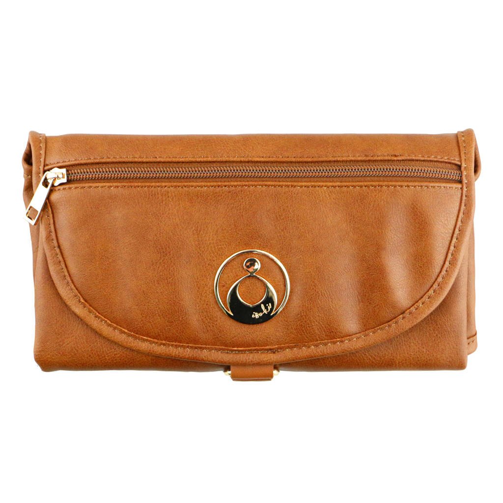 Isoki clutch verschoonmatje lichtbruin, Lichtbruin