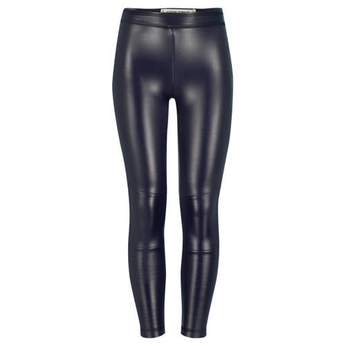 4PRESIDENT imitatieleren legging Paris donkerblauw afbeelding