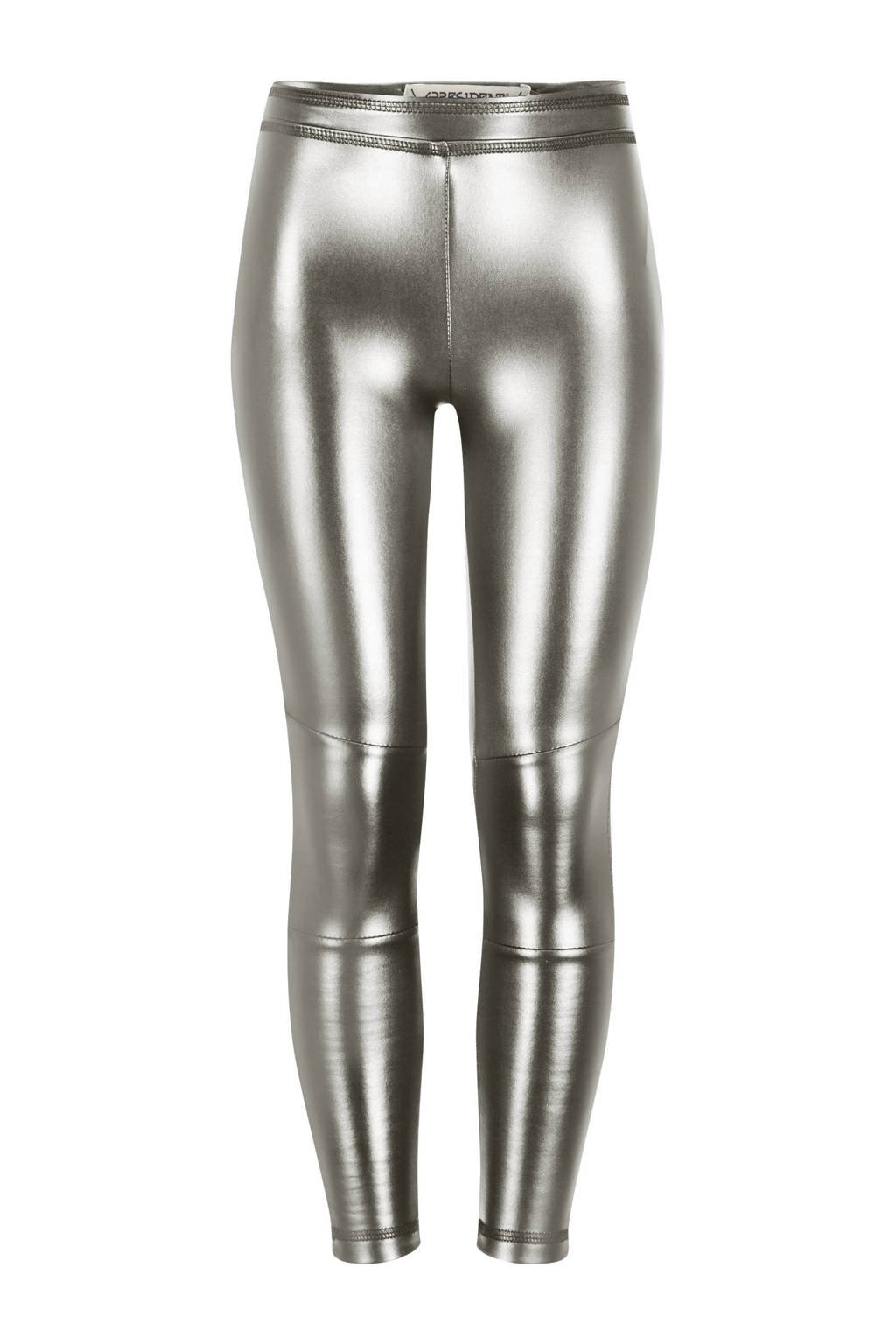Overtuiging Traditioneel Bijzettafeltje 4PRESIDENT imitatieleren legging Paris metalic zilver | wehkamp