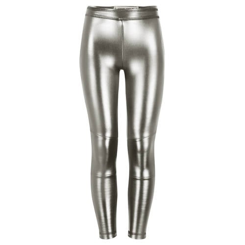 4PRESIDENT imitatieleren legging Paris metalic zilver afbeelding