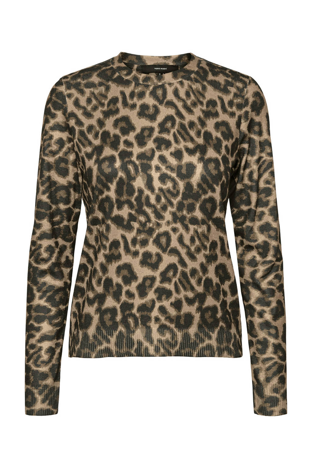 VERO MODA blouse met all over print bruin, Bruin