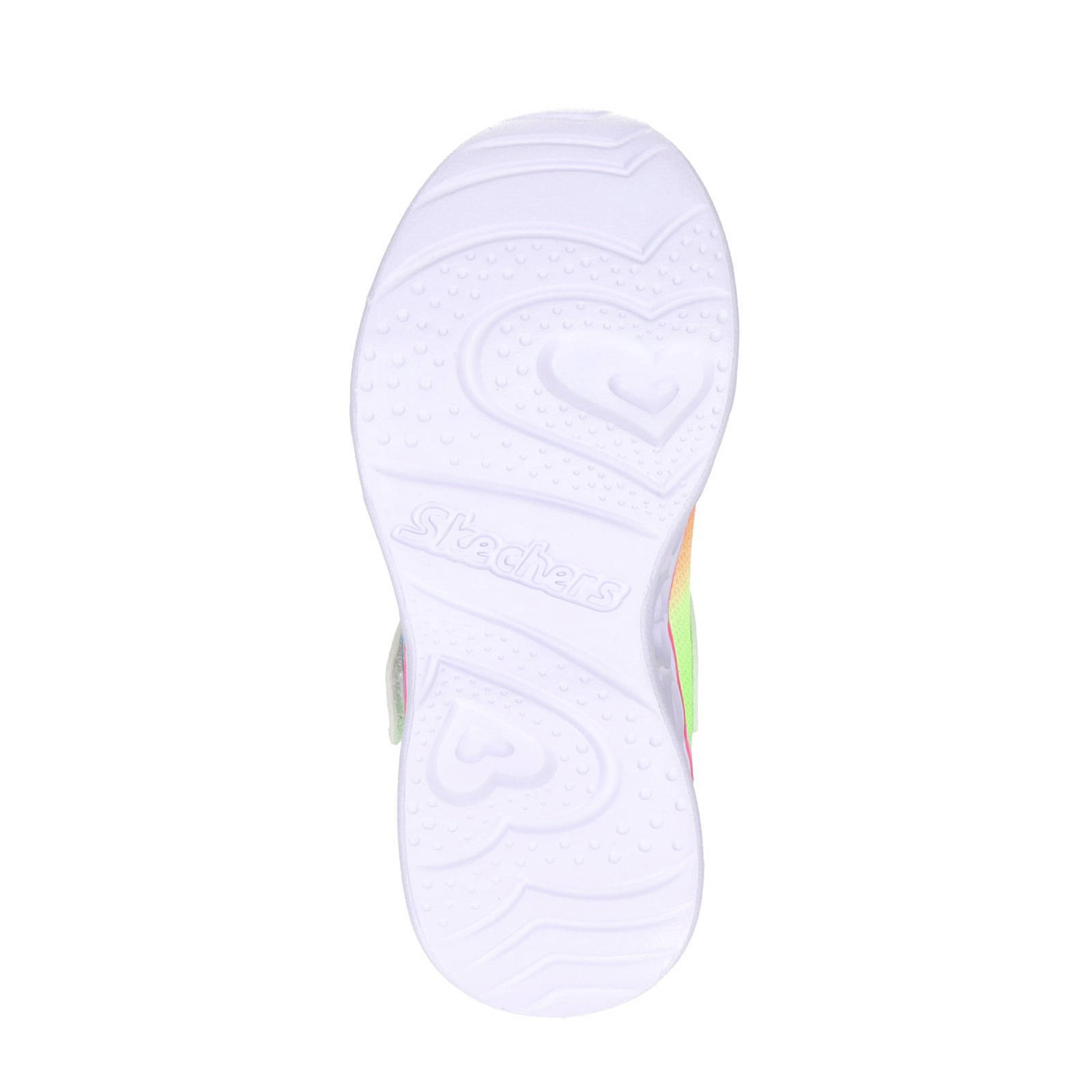 Skechers Heart Lights sneakers met lichtjes wit | wehkamp