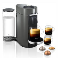 Magimix Nespresso VertuoPlus Deluxe koffieapparaat (grijs), Grijs