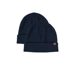 muts - donkerblauw (set van 2)