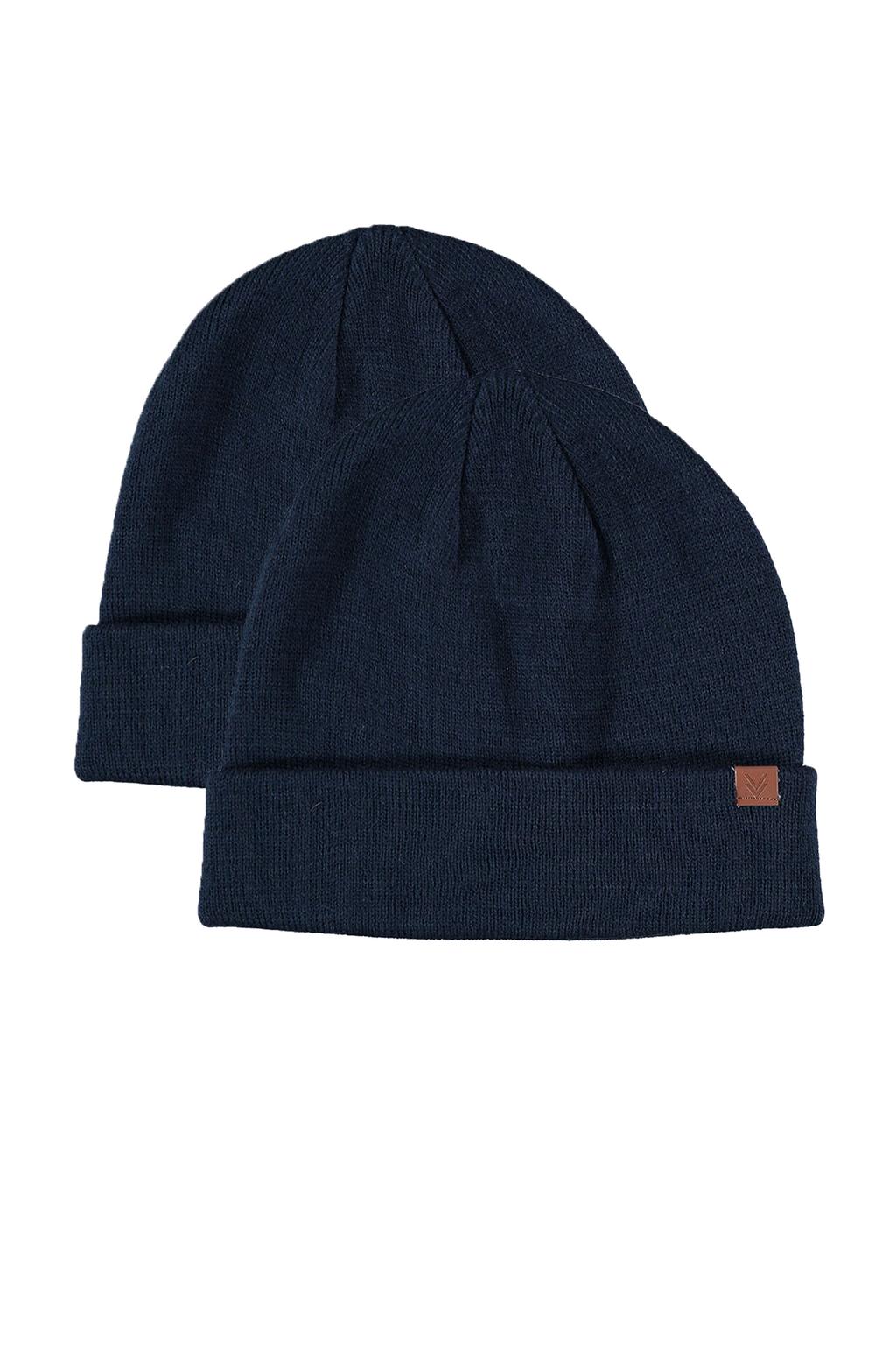 Sarlini muts - donkerblauw (set van 2)