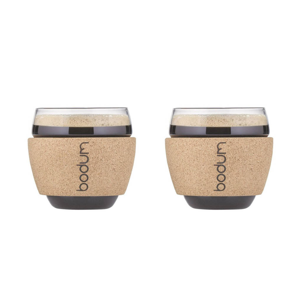 Bodum glazen, Transparant