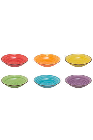 Studio Tavola Diepe Borden Sunny Summer ø 21 cm - 6 Stuks