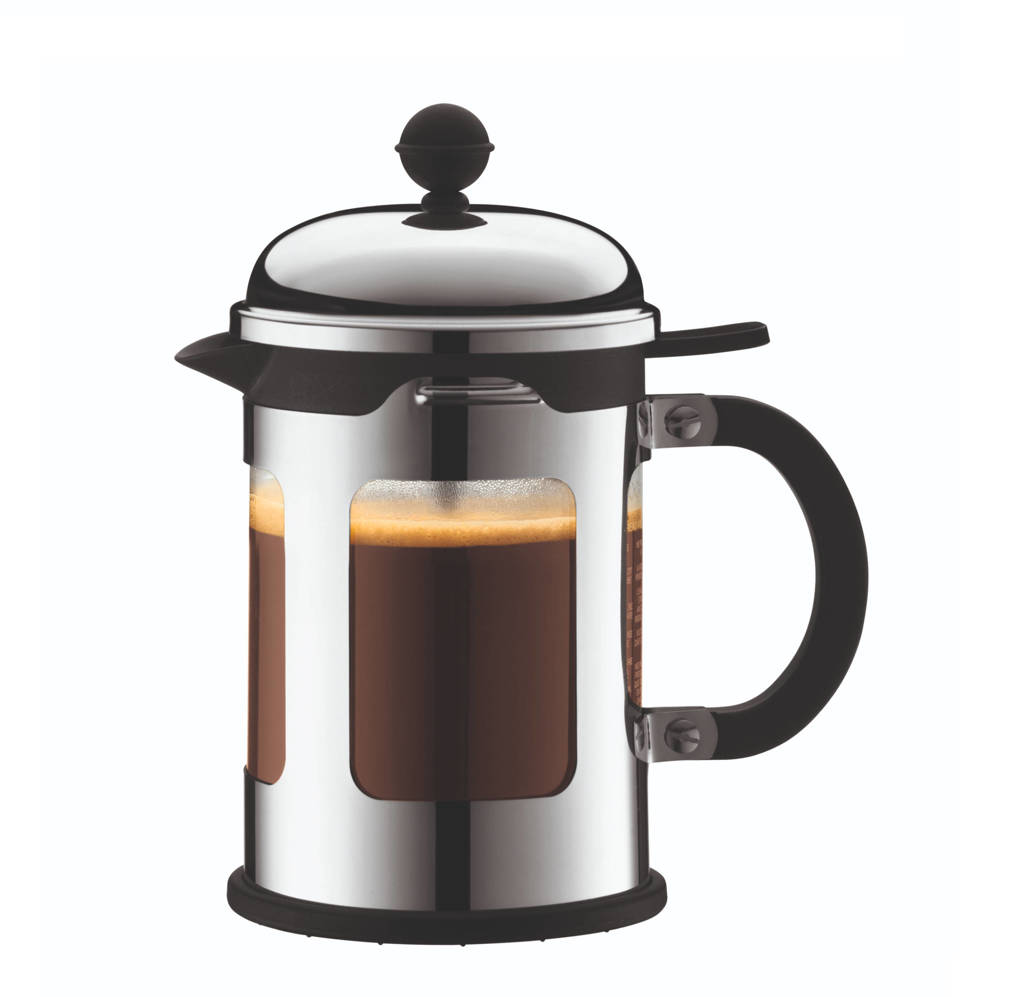 Bodum cafetière Chambord RVS (0.5 liter), Zilverkleurig