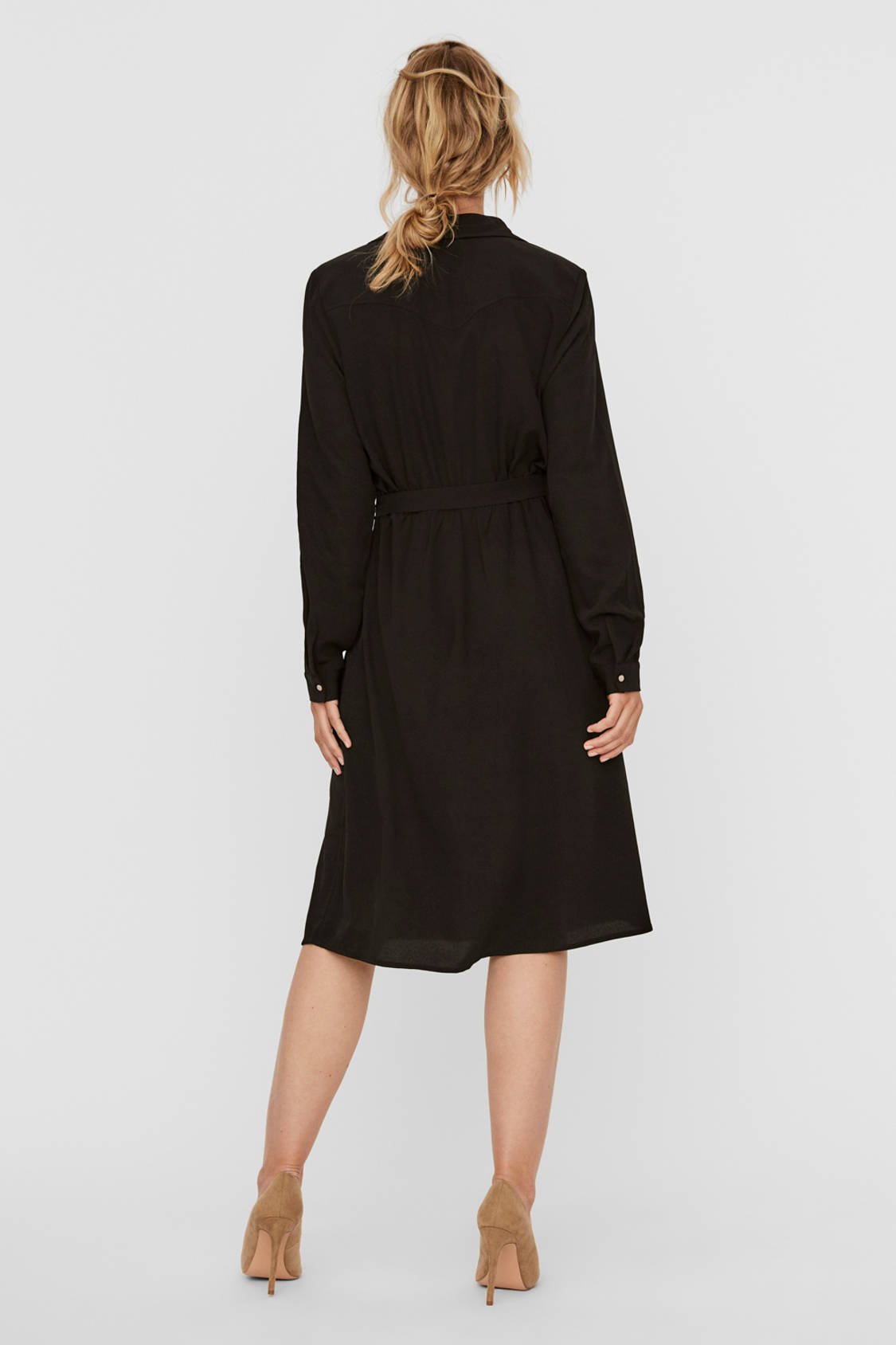 Zalando Vero Moda Blousejurk Zwart Mango Zwart Jurkje Hotsell