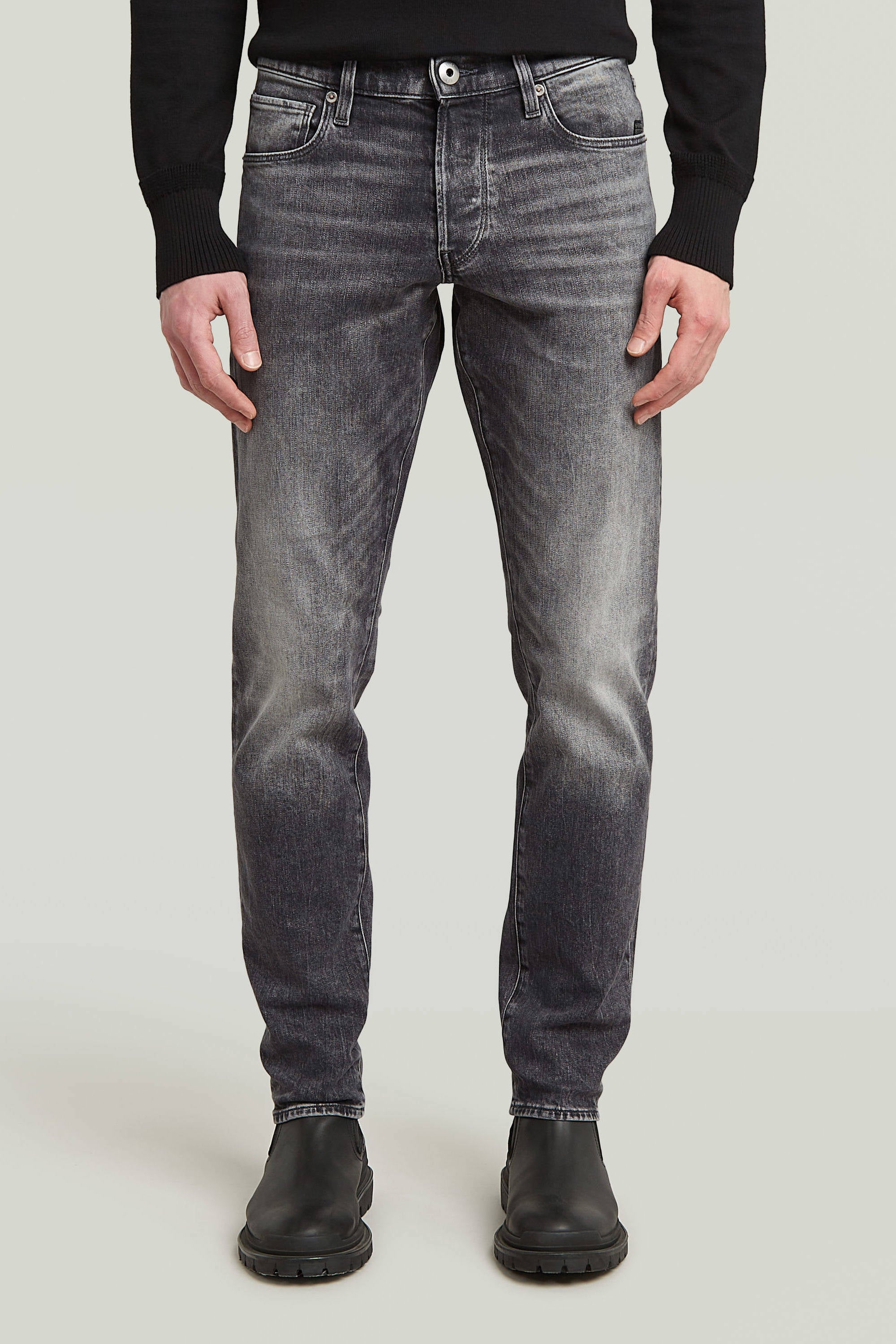G-Star RAW 3301 straight tapered fit jeans faded bullit | wehkamp
