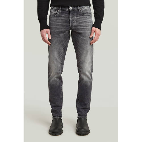 G-STAR 3301 regular tapered fit jeans faded bullit afbeelding