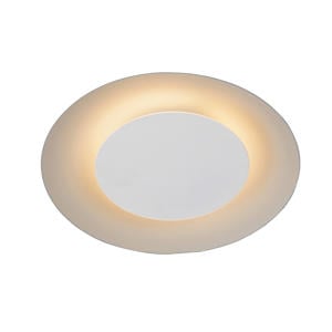 FOSKAL - Plafonnière - Ø 21,5 cm - LED - 1x6W 2700K - Wit