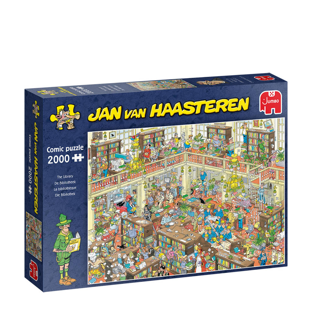 Jan van Haasteren De Bibliotheek  legpuzzel 2000 stukjes