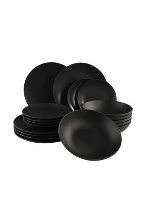 Studio Tavola Serviesset Black Tie 18-Delig